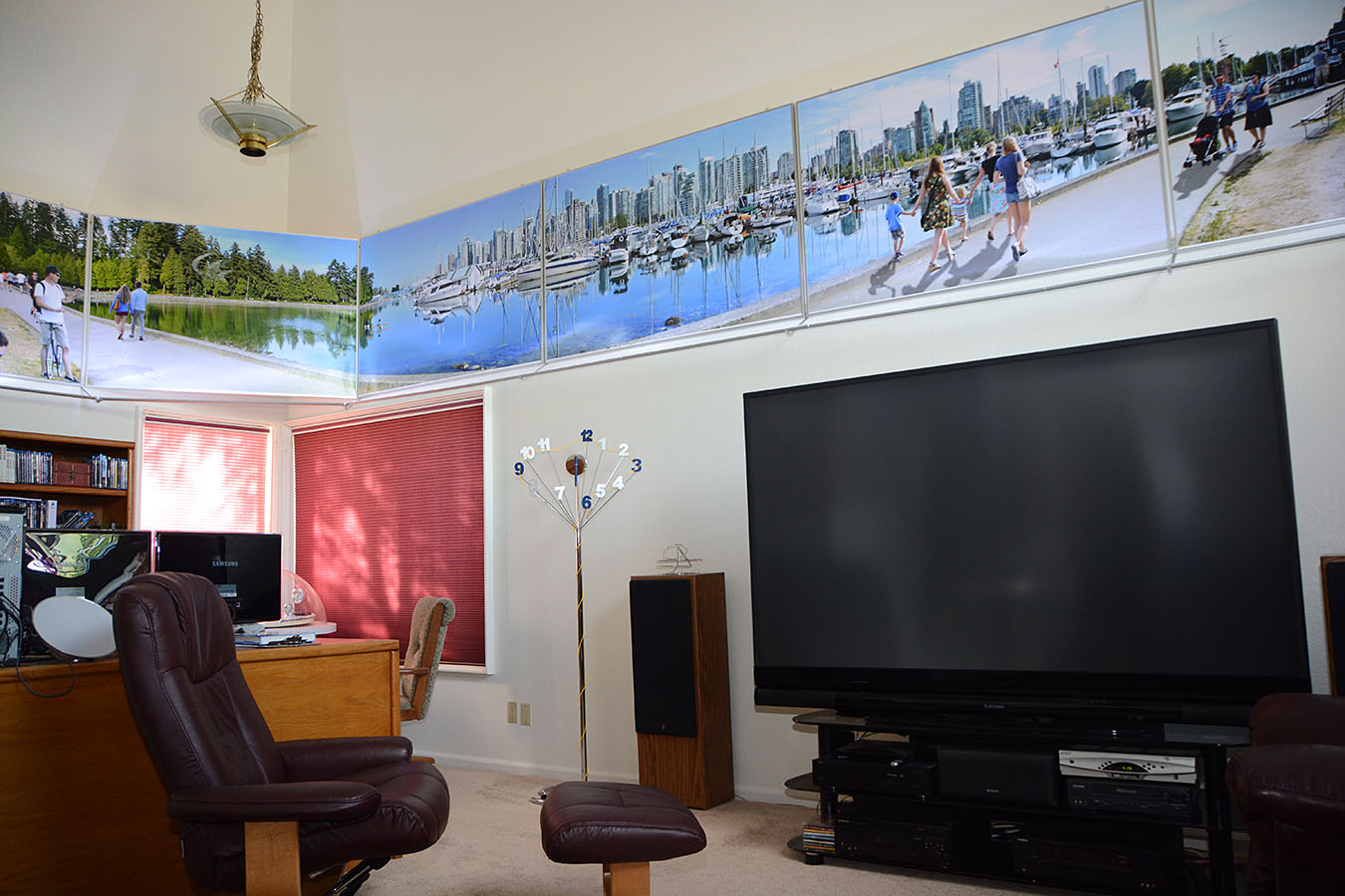 Harbor panorama from down stairs