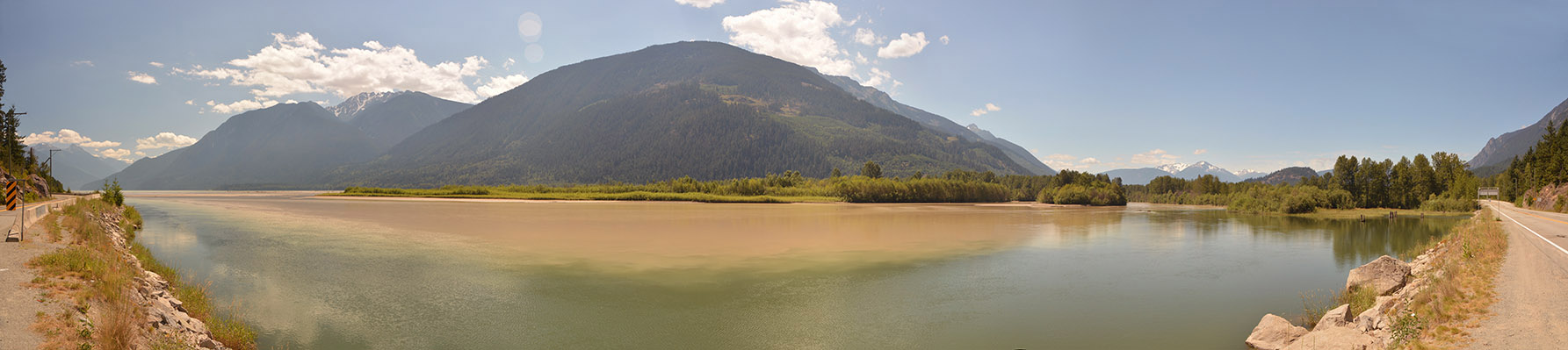 Panorama of a lake