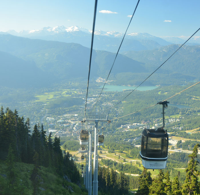 Whistler from ski lift