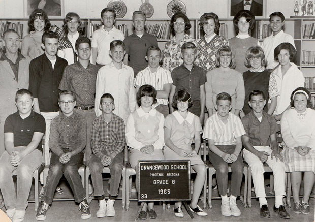 One Orangewood 8th grade class