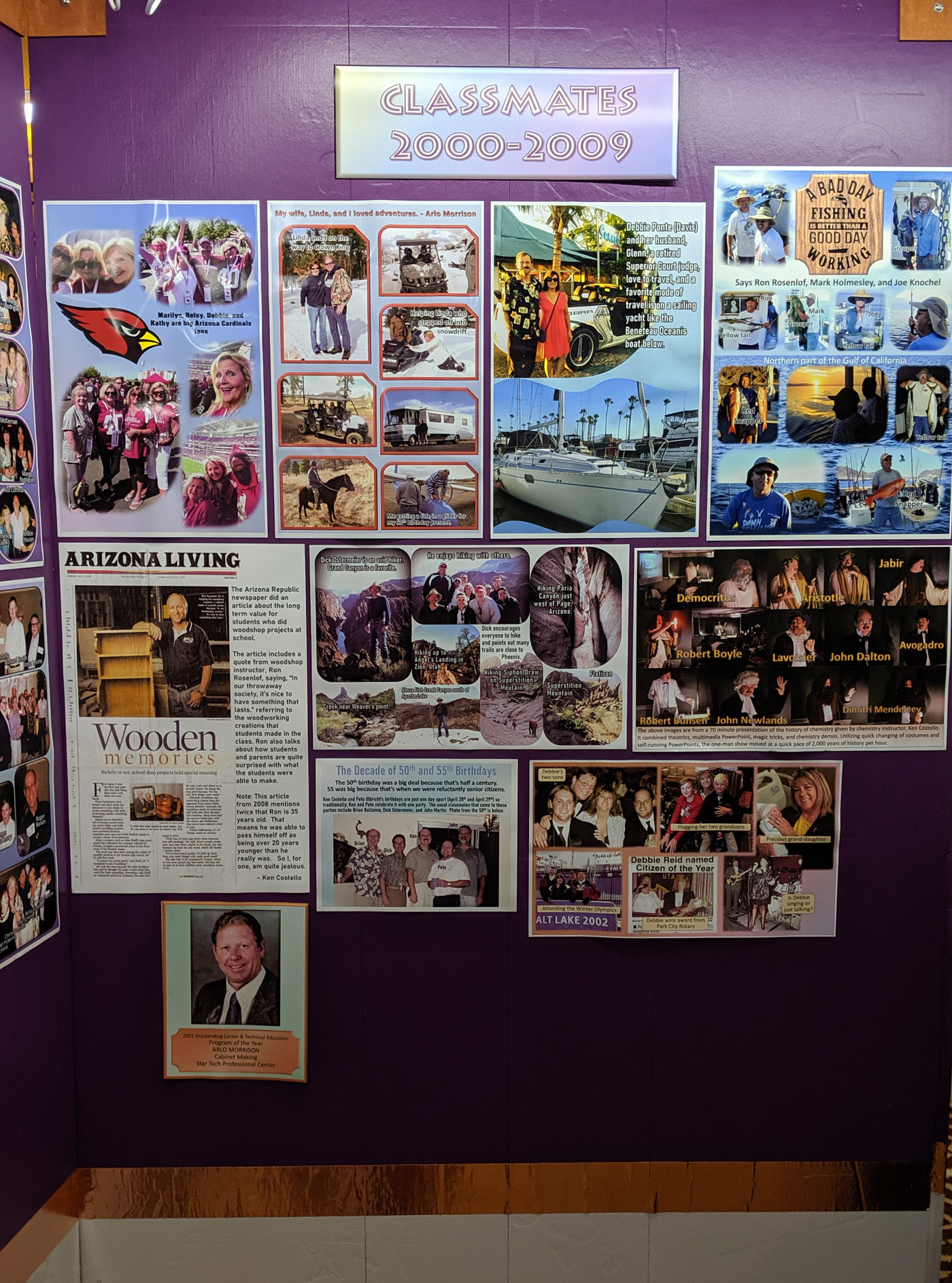 Classmates 2000s left wall