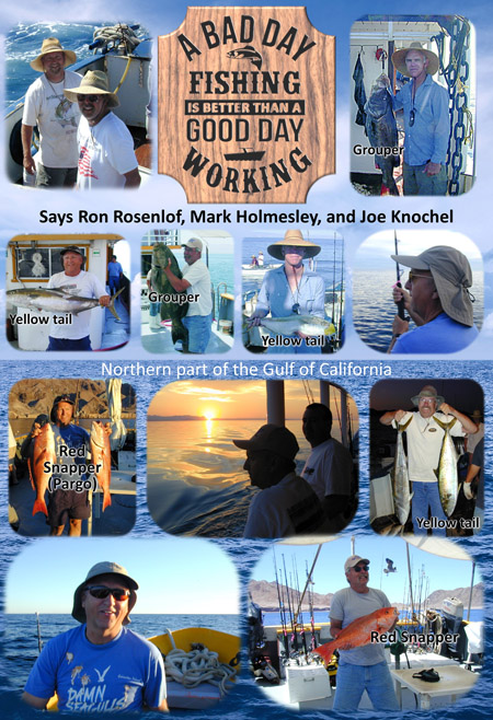 Mark Holmesley, Ron Ronsenlof, and Joe Knochel Fishing