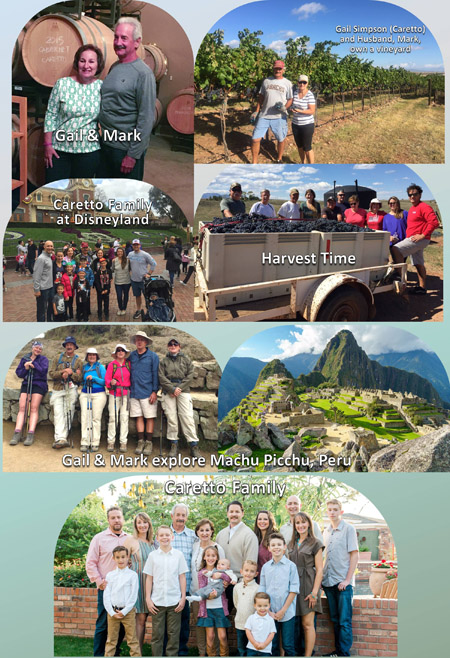 Gail Simpson and family