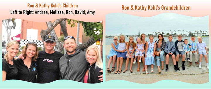 Ron and Kathy Kohl Granddchildren