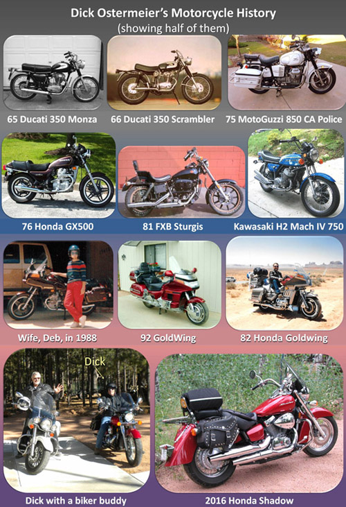 Dick Ostermeier's motorcycles