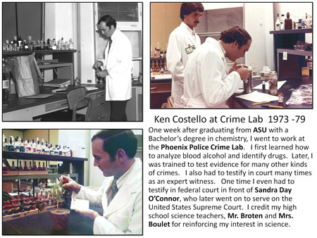 Ken Costello working at Phx Crime Lab