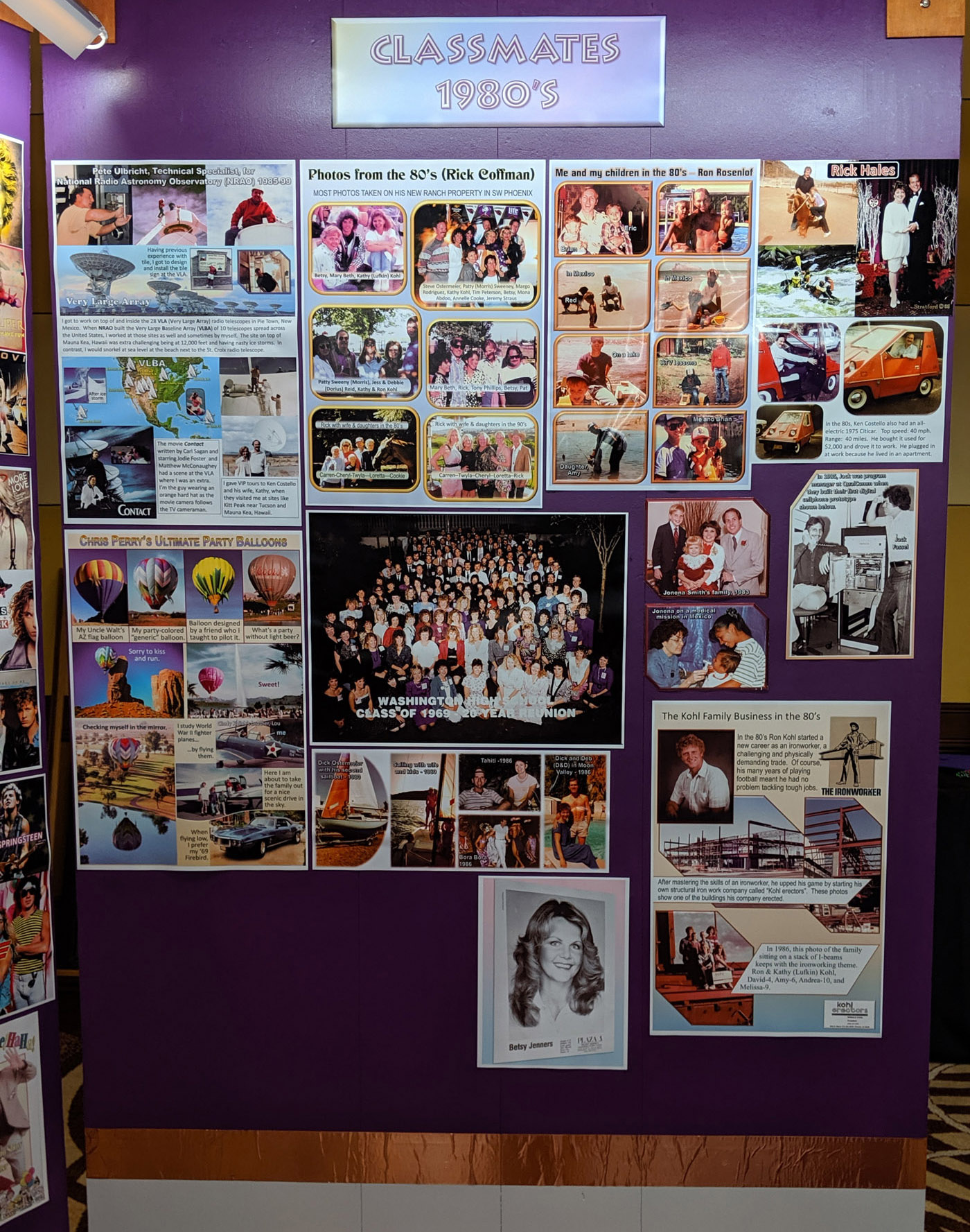 Classmates 80s Left wall