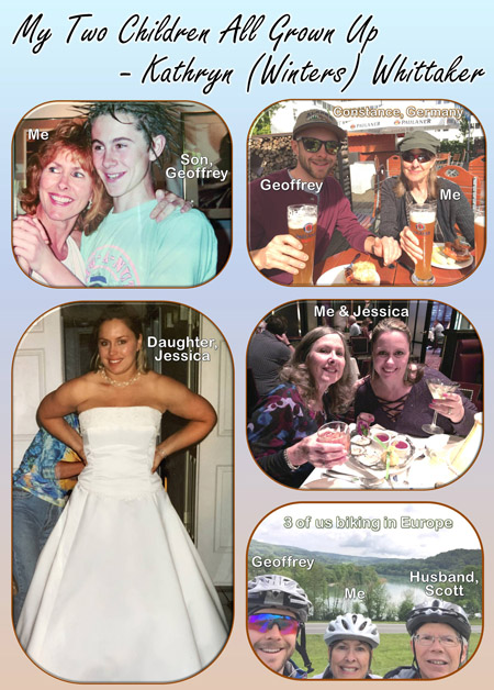Kathy Winter's (Whittaker) kids grown up