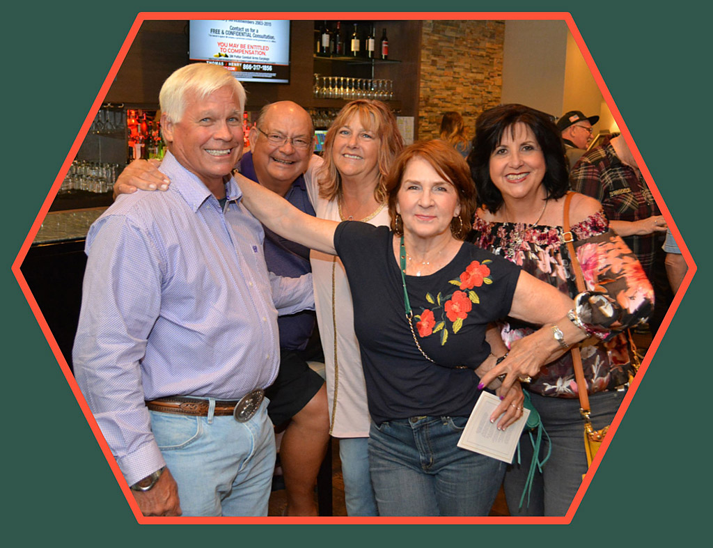 Rich Letcher, Tom Eggert, Debbie Dorius, Kathy Norris, and Patty Sweeney