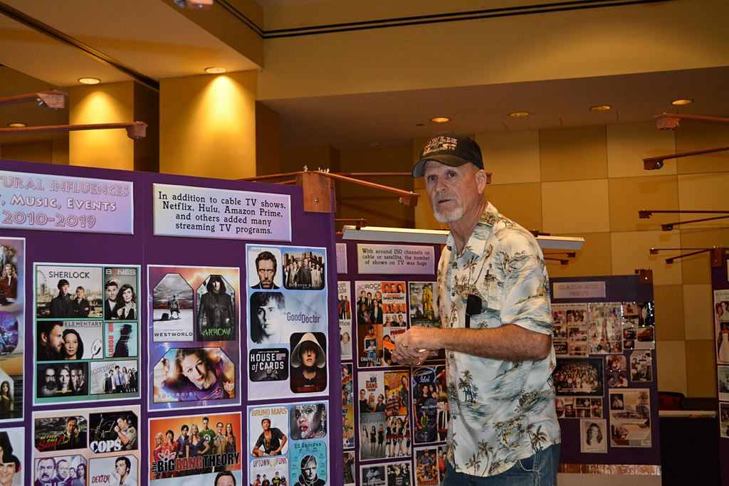 Rick Coffman on ladder